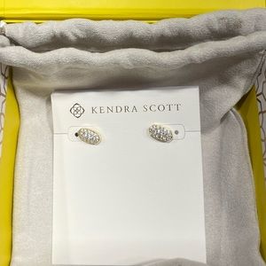 Kendra Scott Grayson gold stud earrings